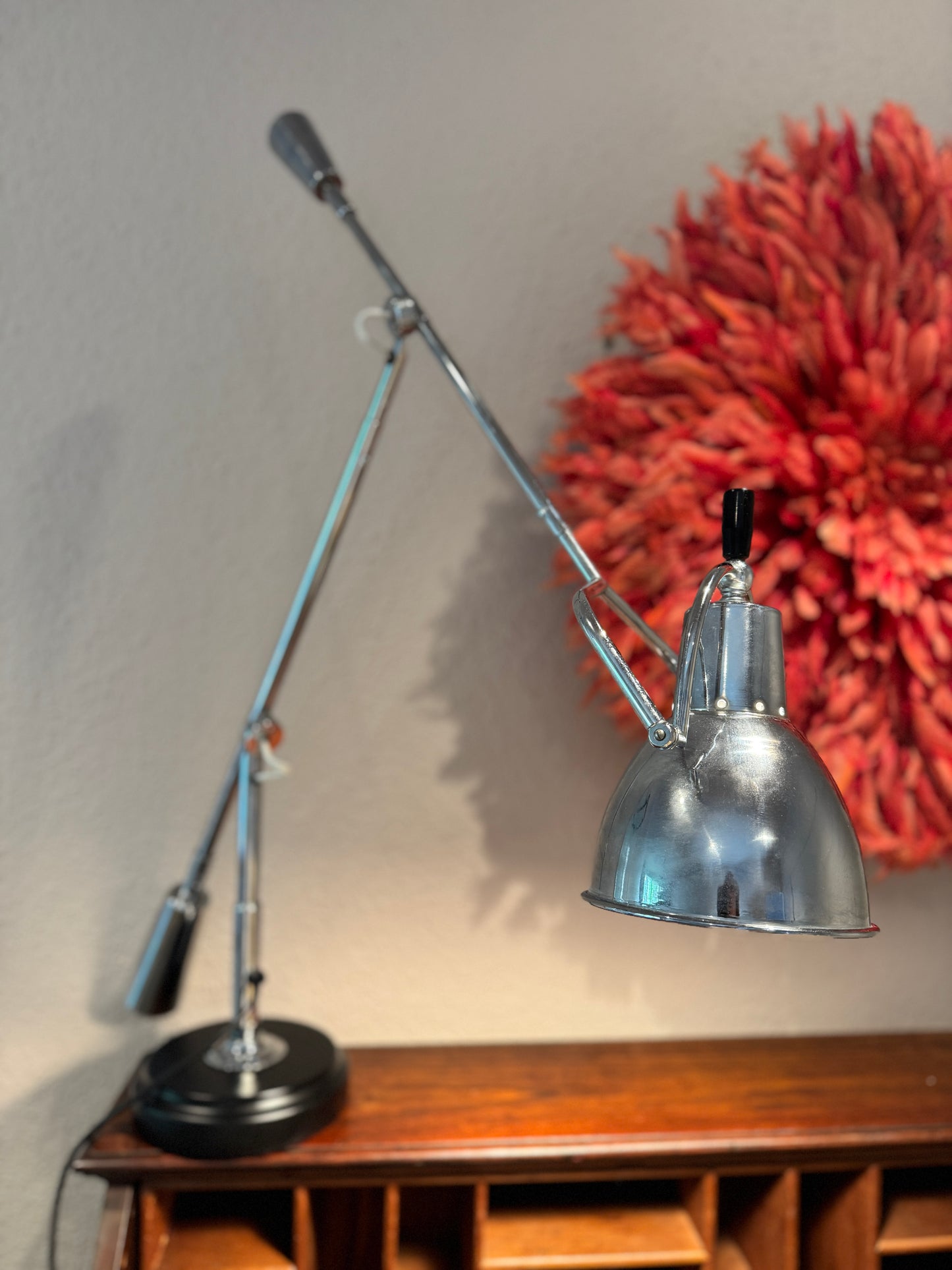 Counterbalance Desk Lamp by Edouard Wilfred Buquet