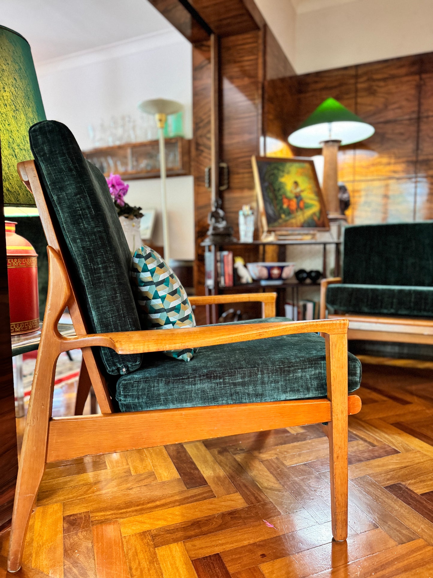 Fler Narvik day/night lounge with rattan back