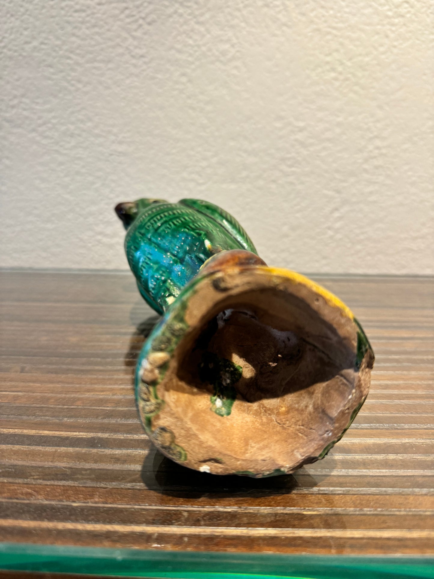 19TH CENTURY CHINESE SANCAI FIGURAL PARROT INCENSE BURNER
